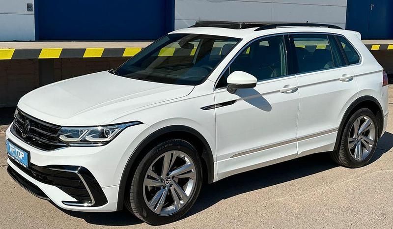 Weiß Gebraucht 2023 VW Tiguan R-line SUV | 29.590 € (Guter Preis) - Bild 1/4