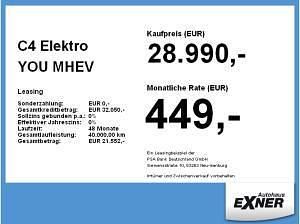 Neu Citroën e-C4 100 kW (136 PS) 2026 Grün (manhattangrün) SUV