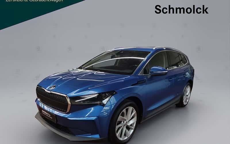 Blau Gebraucht 2021 Skoda Enyaq iV SUV | 29.490 € (Fairer Preis) - Bild 1/4