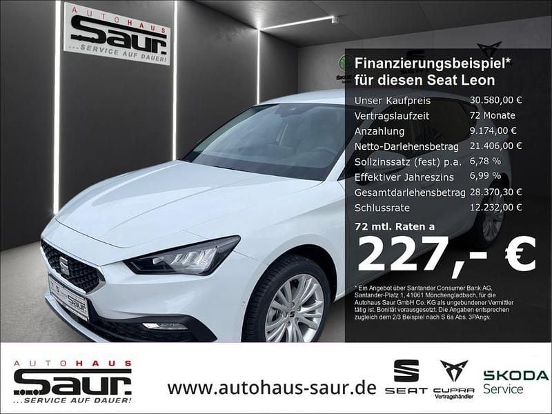 Weiss Neu 2024 Seat Leon Style Limousine | 30.580 € (Fairer Preis) - Bild 1/4