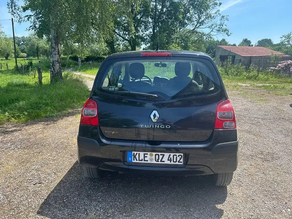 Gebraucht Renault Twingo Authentique 58 PS (42 kW) 2007 Schwarz Kleinwagen