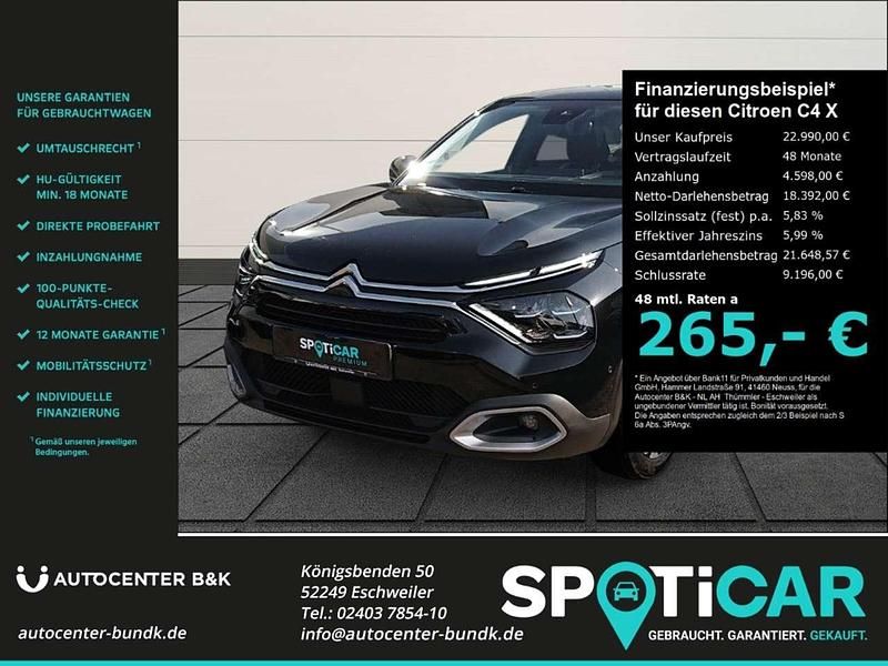 Gebraucht Citroën C4 PureTech 131 PS (96 kW) 2024 Perlaneraschwarz SUV
