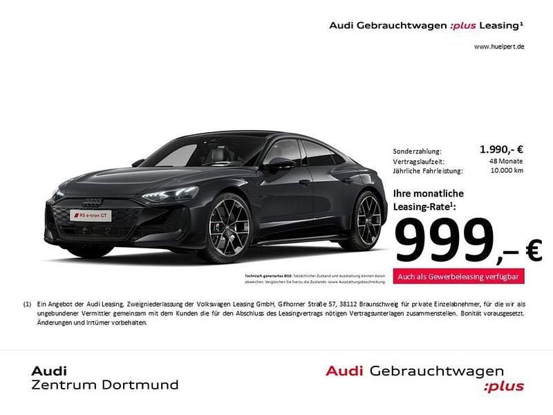 Nimbusgrau perleffekt Gebraucht 2025 Audi e-tron GT quattro Ambiente Limousine | 116.977 € (Fairer Preis) - Bild 1/4