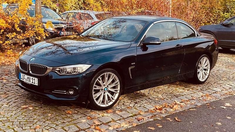 Gebraucht BMW 435 Luxury Line 313 PS (230 kW) 2015 Blau Cabrio