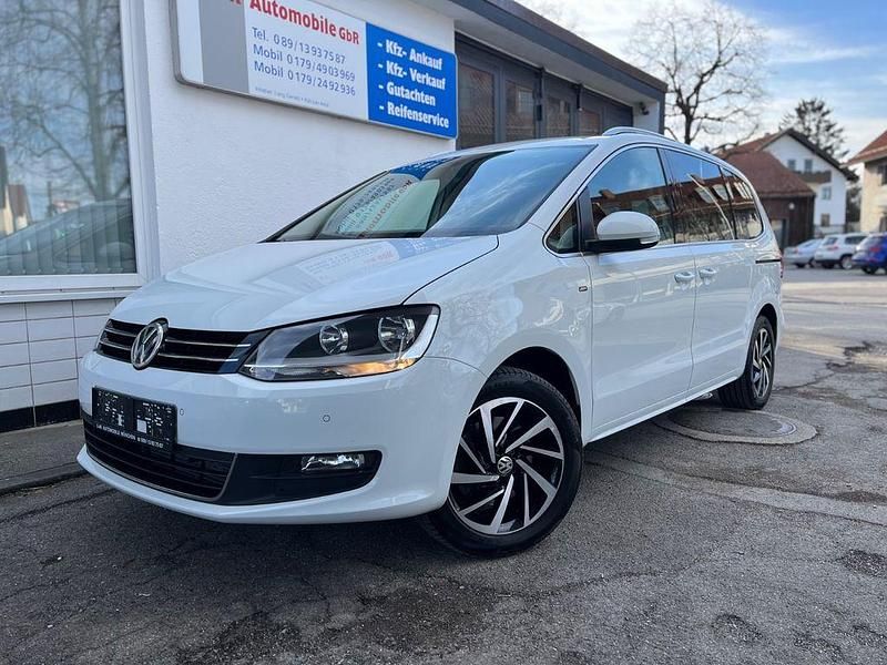 Gebraucht VW Sharan Comfortline 220 PS (161 kW) 2018 Weiß Van / Kleinbus