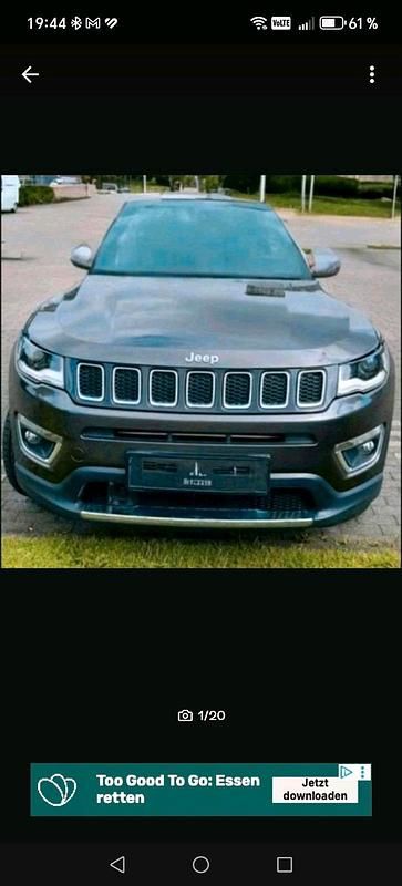 Gebraucht Jeep Compass 170 PS (125 kW) 2019 Grau SUV