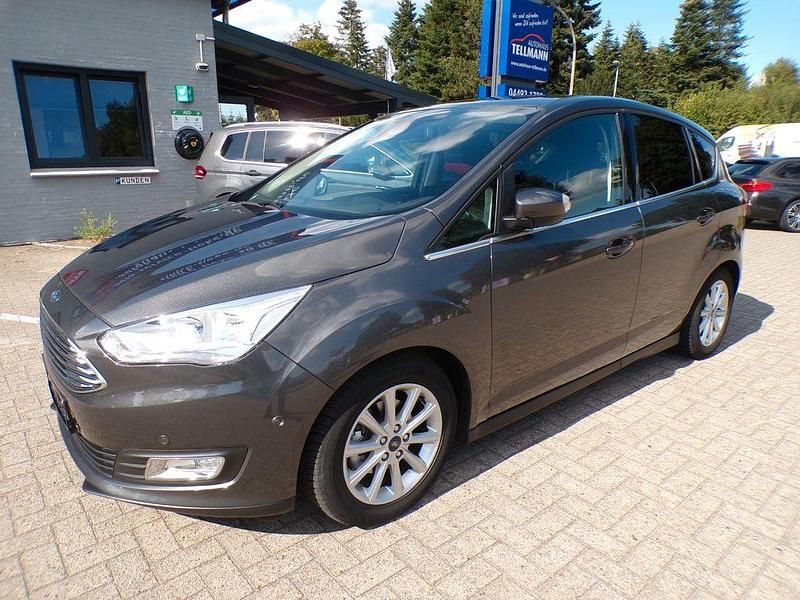 Grau Gebraucht 2018 Ford C-MAX Titanium Van / Kleinbus | 13.990 € (Etwas zu teuer) - Bild 1/4