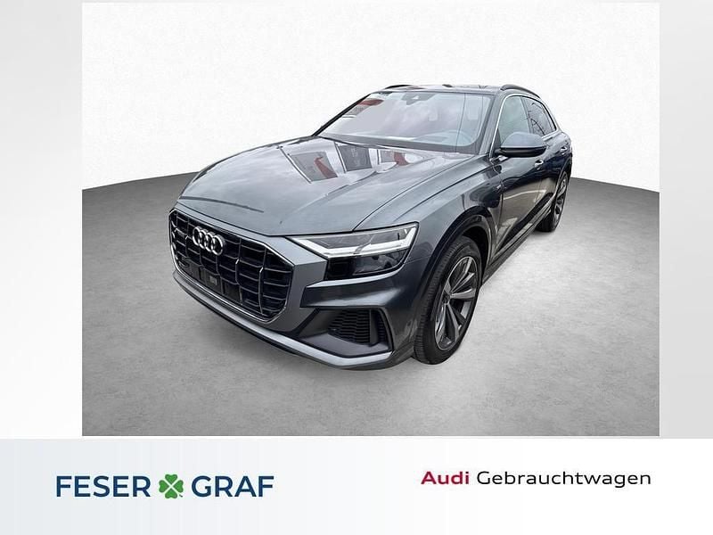 Grau Gebraucht 2021 Audi Q8 S-Line SUV | 62.890 € (Fairer Preis) - Bild 1/4