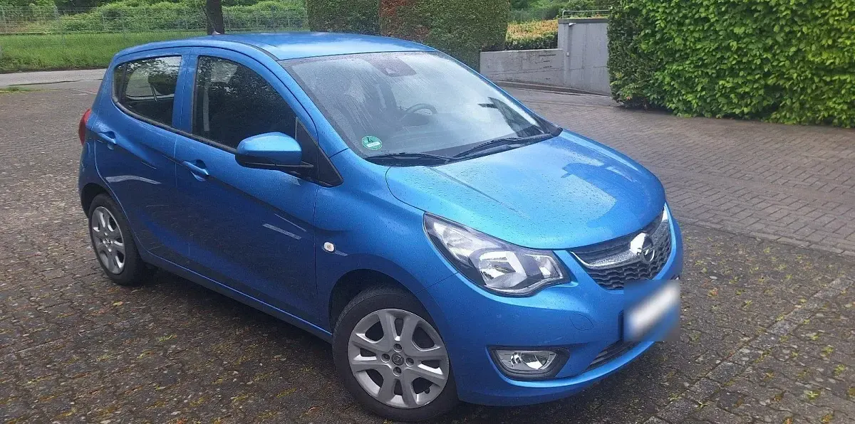 Käytetty Opel Karl Edition 75 HP (55 kW) 2016 Sininen Viistoperä