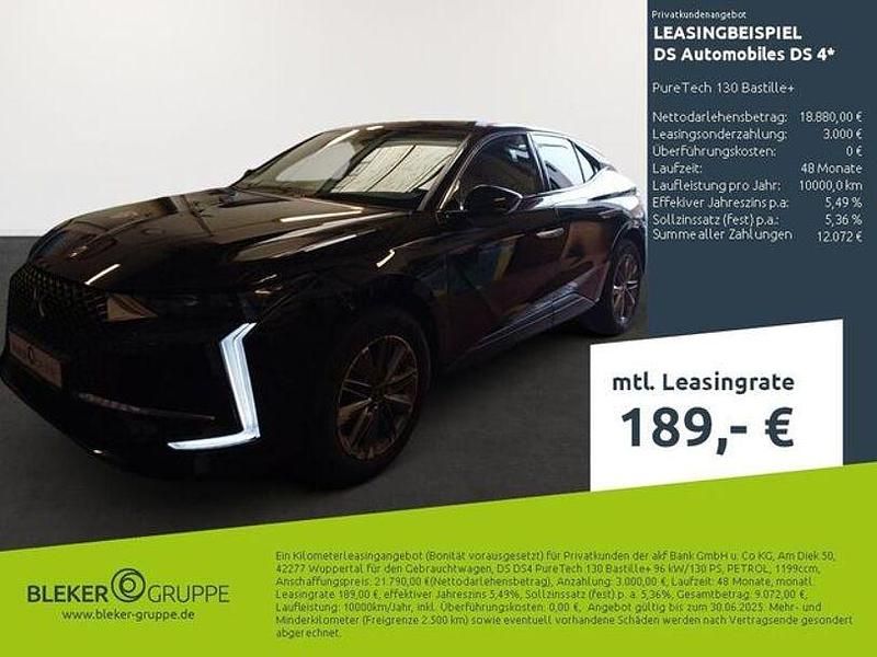 Perlaneraschwarz (metallic) Gebraucht 2022 Citroën DS4 PureTech Kleinwagen | 18.570 € (Fairer Preis) - Bild 1/3