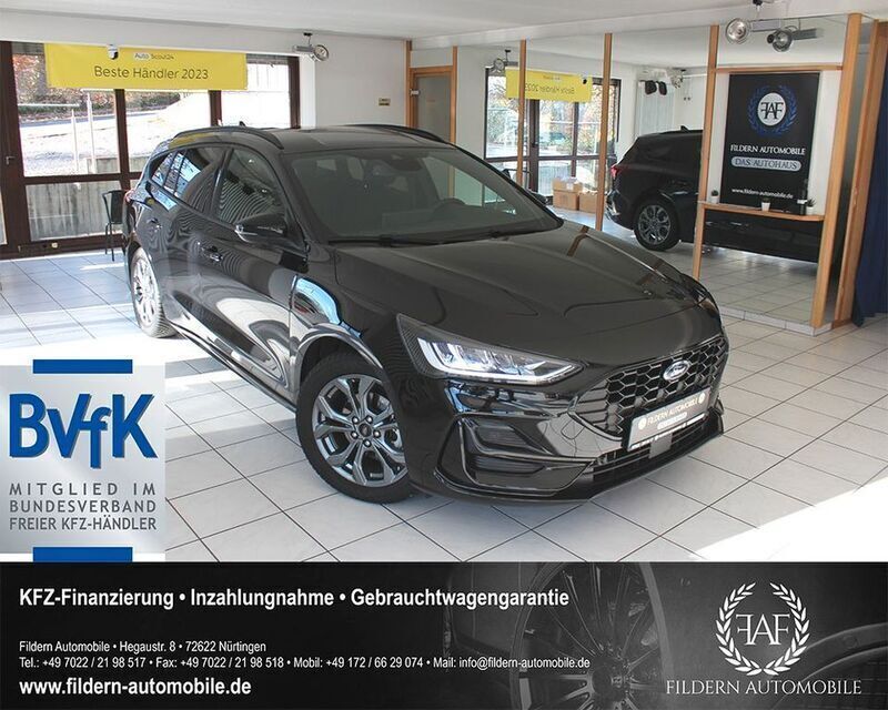 Agate blackmetallic Gebraucht 2024 Ford Focus ST-Line Kombi | 22.499 € (Guter Preis) - Bild 1/4