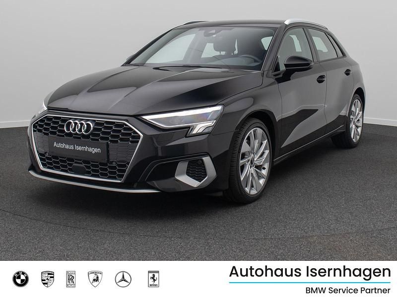Mythosschwarz schwarz Gebraucht 2021 Audi A3 Ambiente Limousine | 21.499 € (Guter Preis) - Bild 1/4