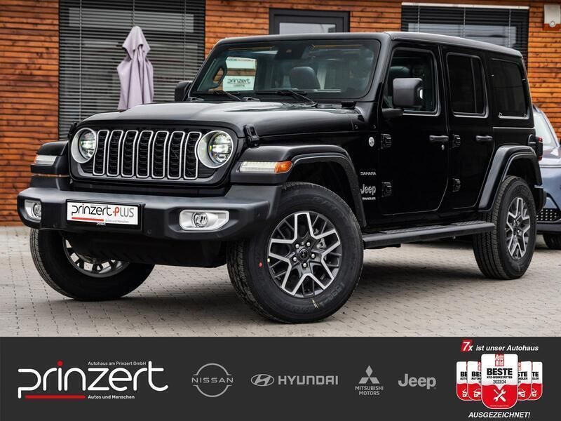 Schwarz Neu 2024 Jeep Wrangler Sahara SUV | 63.770 € (Etwas zu teuer) - Bild 1/3