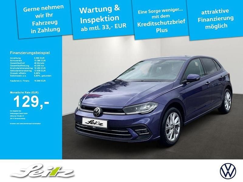 Vibrant violet metallic Gebraucht 2022 VW Polo Style Kleinwagen | 16.999 € (Guter Preis) - Bild 1/3