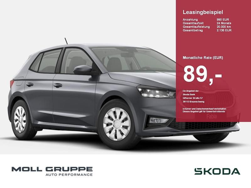 Neu Skoda Fabia Essence 80 PS (58 kW) 2025 Grau Kleinwagen