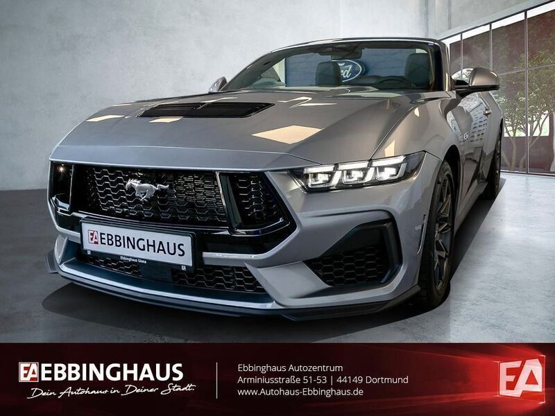 Silber Neu 2024 Ford Mustang GT Convertible Cabrio | 60.599 € (Superpreis) - Bild 1/4