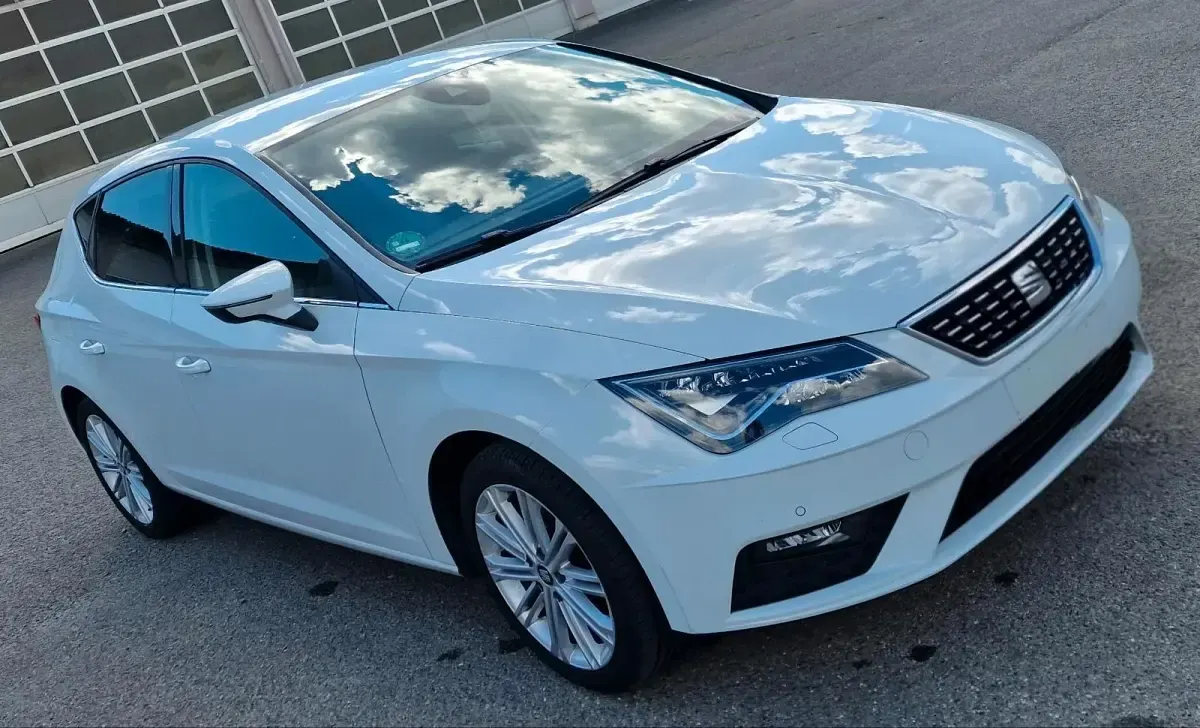 Używany Seat Leon 150 KM (110 kW) 2017 Biały Hatchback