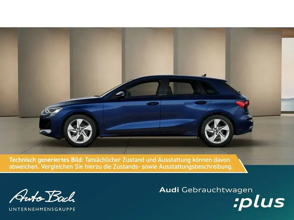 Gebraucht Audi A3 Advanced Plus 150 PS (110 kW) 2025 Navarrablau metallic Limousine