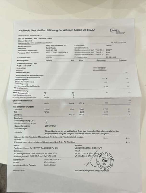 Blau Gebraucht 2005 Ford Fiesta Kleinwagen | 1.100 € (Guter Preis) - Bild 1/4