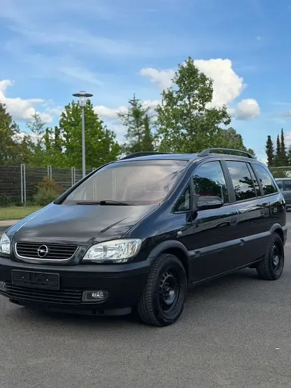 Gebraucht Opel Zafira 125 PS (91 kW) 2001 Schwarz Van / Kleinbus