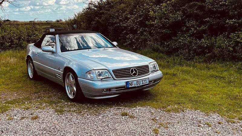 Gebraucht Mercedes SL500 Edition 306 PS (225 kW) 2001 Silber Cabrio