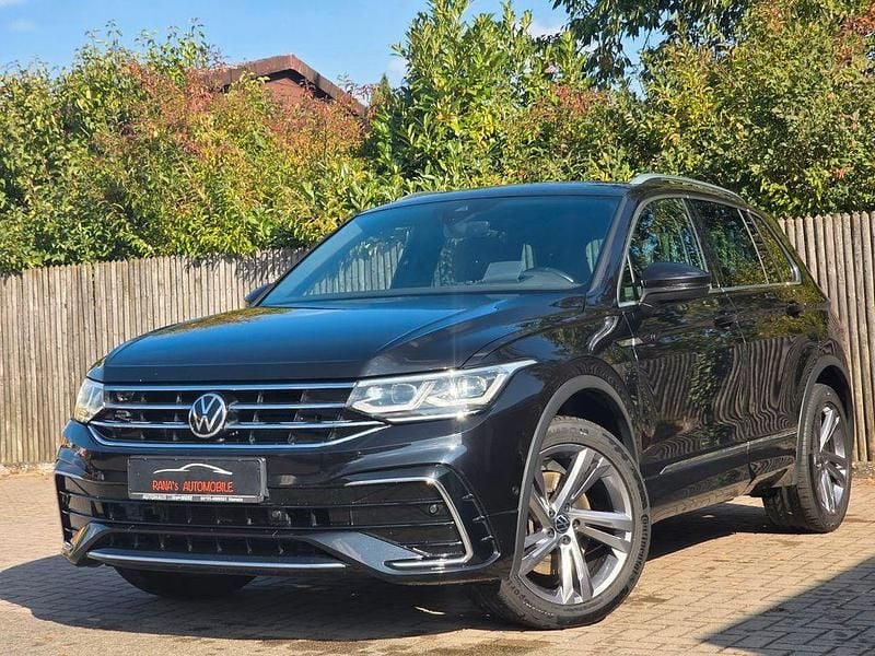 Schwarz Gebraucht 2021 VW Tiguan R-line SUV | 21.990 € (Superpreis) - Bild 1/4