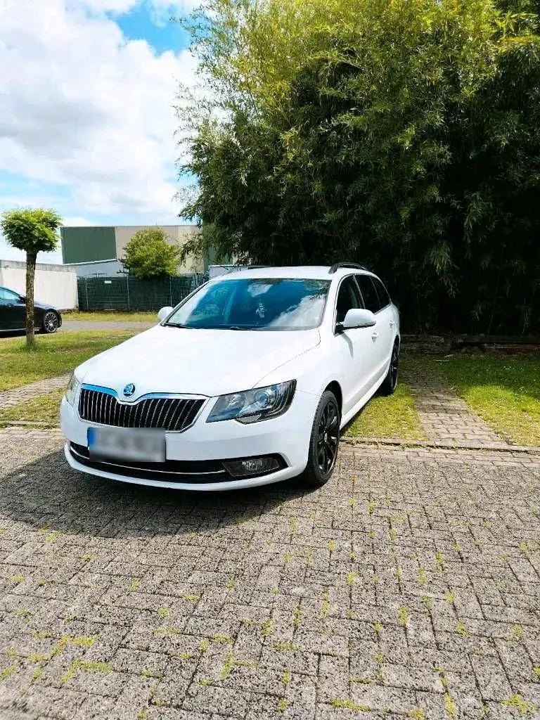 Gebraucht Skoda Superb 140 PS (102 kW) 2015 Weiß Kombi