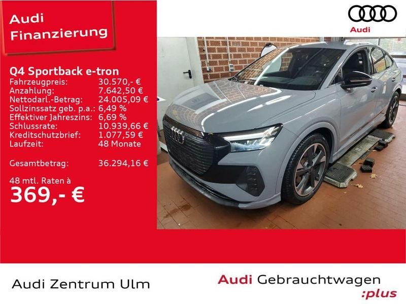 Kieselgrau Gebraucht 2022 Audi e-tron Sportback S-Line SUV | 30.570 € (Etwas zu teuer) - Bild 1/4