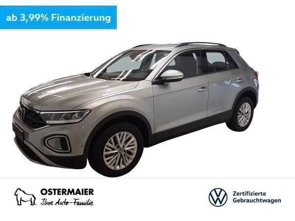 Pyritsilber metallic Gebraucht 2024 VW T-Roc Life SUV | 23.170 € (Superpreis) - Bild 1/4