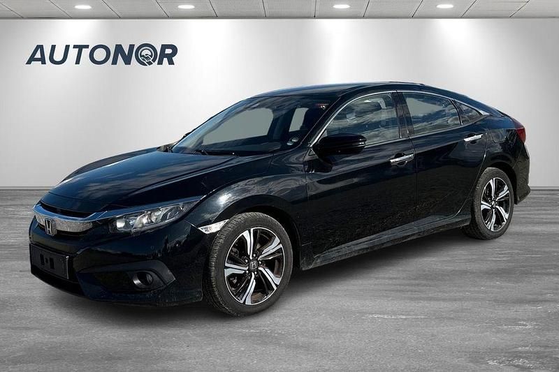 Schwarz Gebraucht 2018 Honda Civic Limousine | 12.400 € (Guter Preis) - Bild 1/4