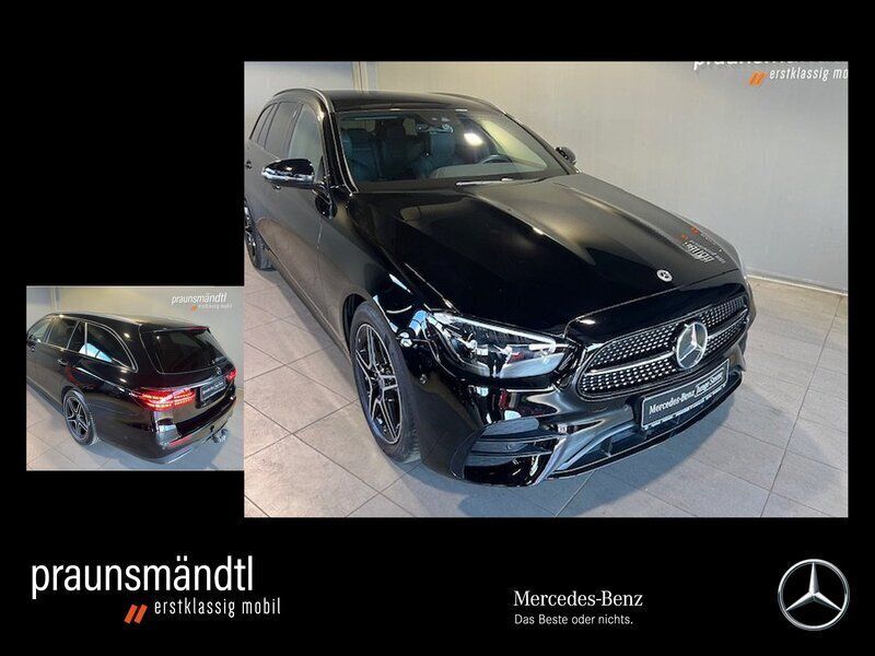 Schwarz Gebraucht 2022 Mercedes E200 AMG Kombi | 39.900 € (Guter Preis) - Bild 1/4