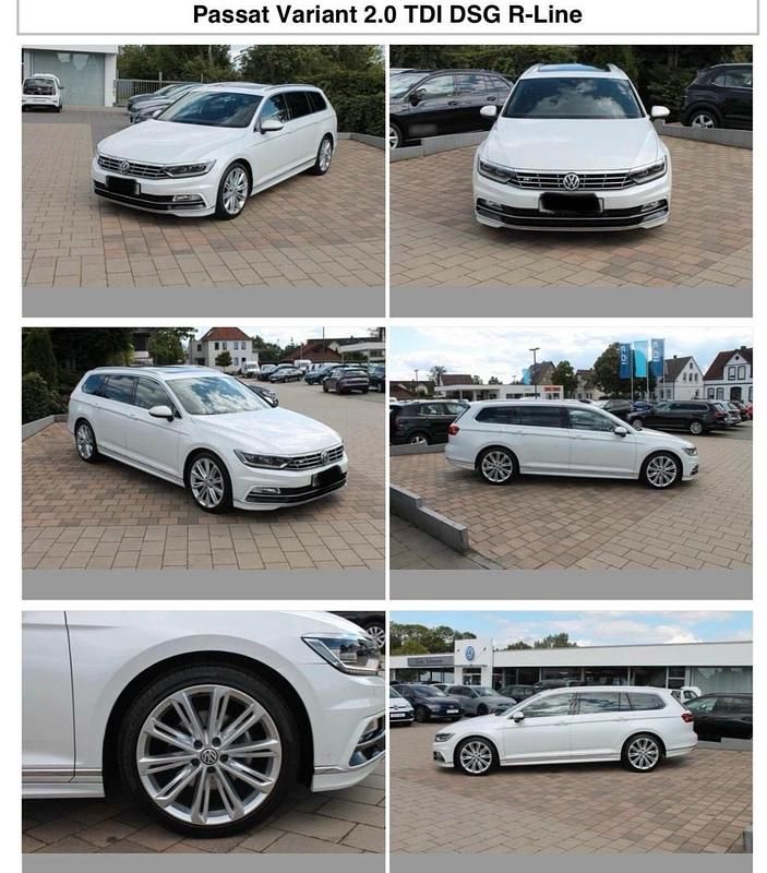 Gebraucht VW Passat R-line 190 PS (139 kW) 2019 Weiß Kombi