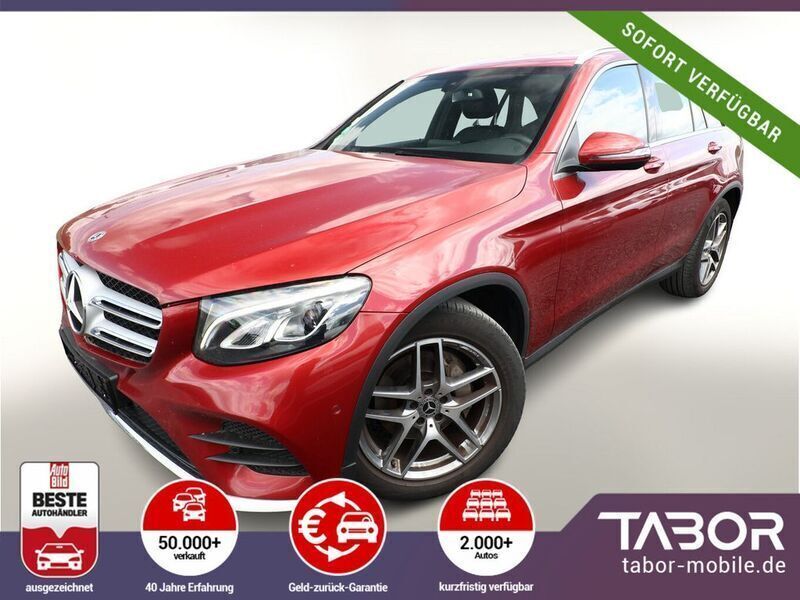 Hyacinthrot metallic Gebraucht 2017 Mercedes GLC220 AMG line SUV | 27.988 € (Fairer Preis) - Bild 1/4