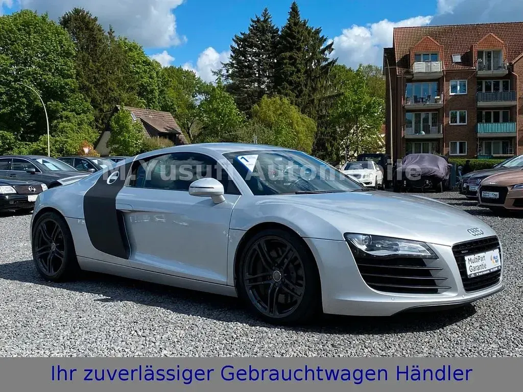 Gebraucht Audi R8 Coupé Sport 420 PS (308 kW) 2008 Eissilber metallic sideblade a Coupé