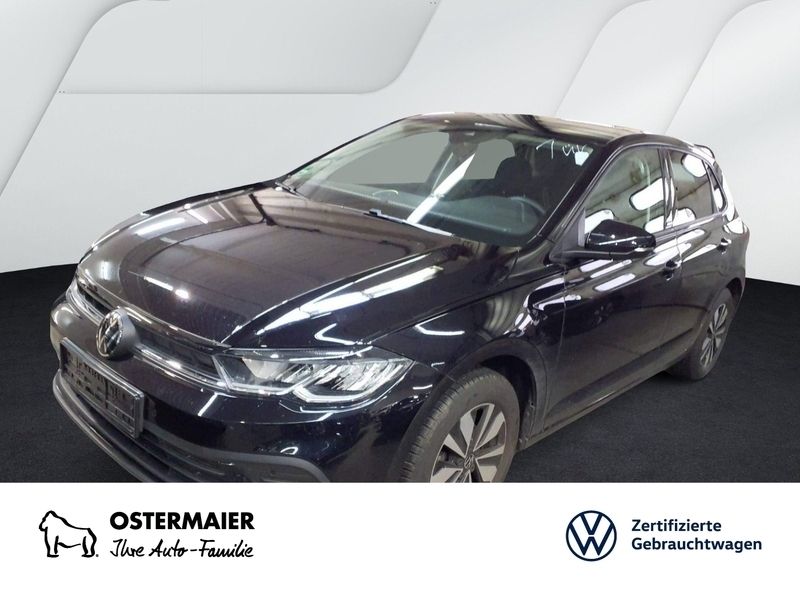 Schwarz (deep black perleffekt) Gebraucht 2024 VW Polo Move Kleinwagen | 18.840 € (Guter Preis) - Bild 1/4