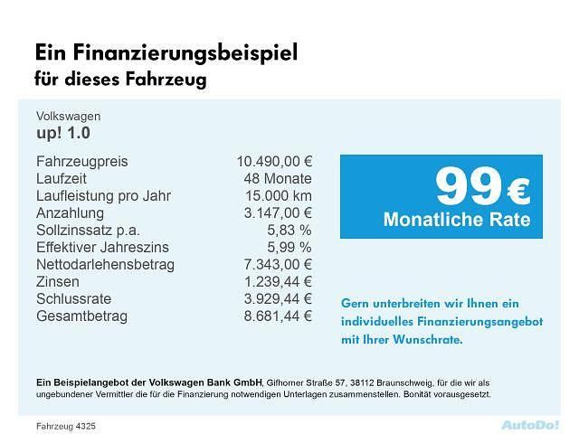 Gebraucht VW up! 65 PS (47 kW) 2021 Rot Kleinwagen