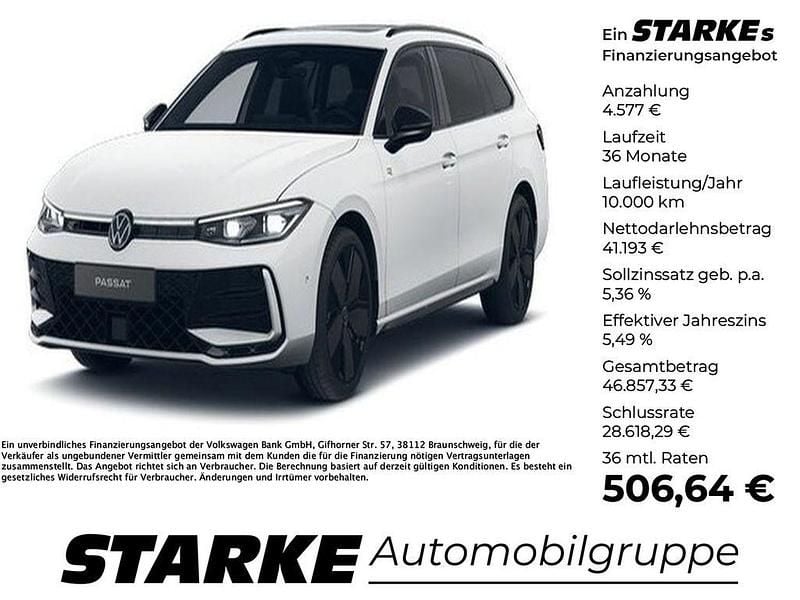 Weiß Neu 2026 VW Passat R-line Kombi | 45.770 € (Superpreis) - Bild 1/4