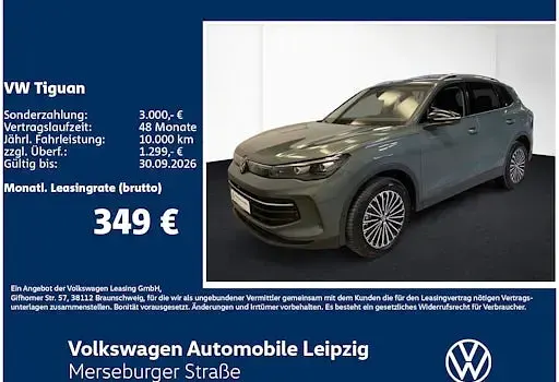 Neu VW Tiguan 150 PS (110 kW) 2026 Grün SUV