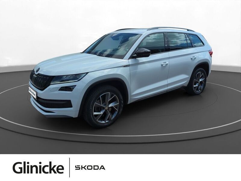 Weiß Gebraucht 2020 Skoda Kodiaq SportLine SUV | 36.980 € (Teuer) - Bild 1/4