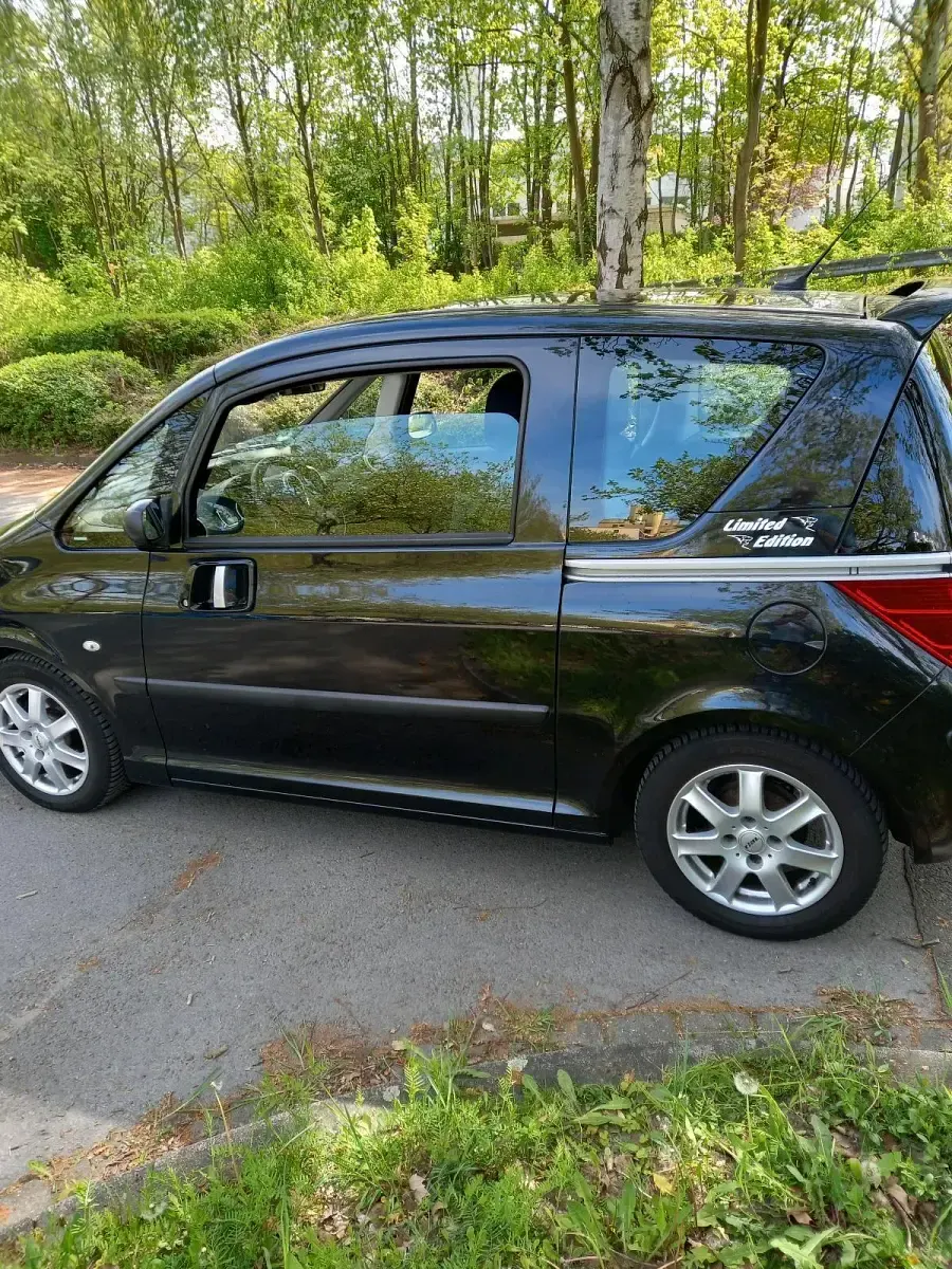 Gebraucht Peugeot 1007 88 PS (64 kW) 2006 Schwarz Van / Kleinbus