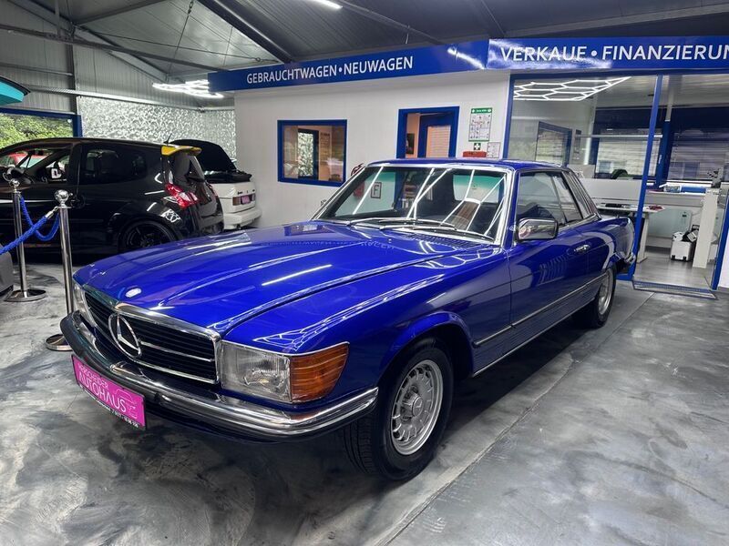 Blau Gebraucht 1979 Mercedes SLC450 Coupé | 18.290 € - Bild 1/4