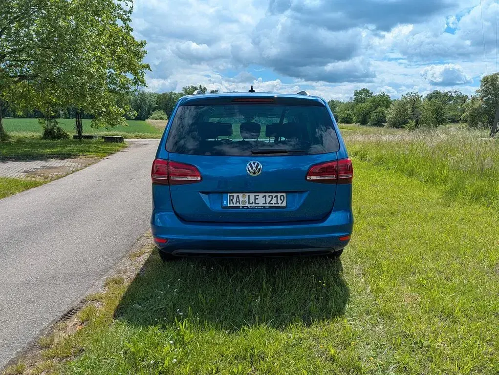 Gebraucht VW Sharan Highline 184 PS (135 kW) 2017 Blau Van / Kleinbus
