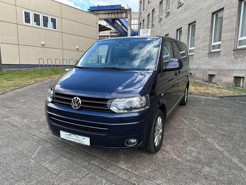 Night blue Gebraucht 2012 VW Transporter Highline Van | 16.750 € - Bild 1/4