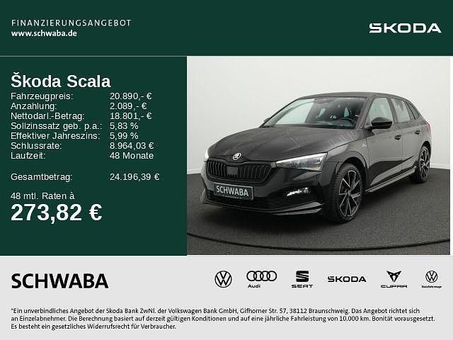 Blackmagic perleffekt Gebraucht 2021 Skoda Scala Monte Carlo Kleinwagen | 20.890 € (Fairer Preis) - Bild 1/4