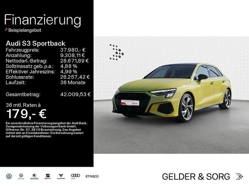 Pythongelb metallic Gebraucht 2022 Audi S3 Ambiente Limousine | 37.980 € (Guter Preis) - Bild 1/4