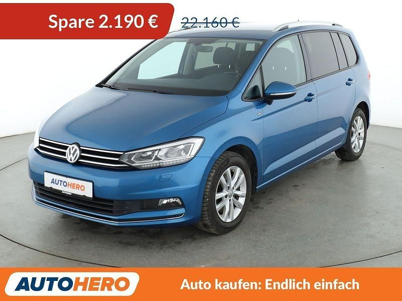 Blau Gebraucht 2019 VW Touran Join Van / Kleinbus | 19.970 € (Fairer Preis) - Bild 1/3
