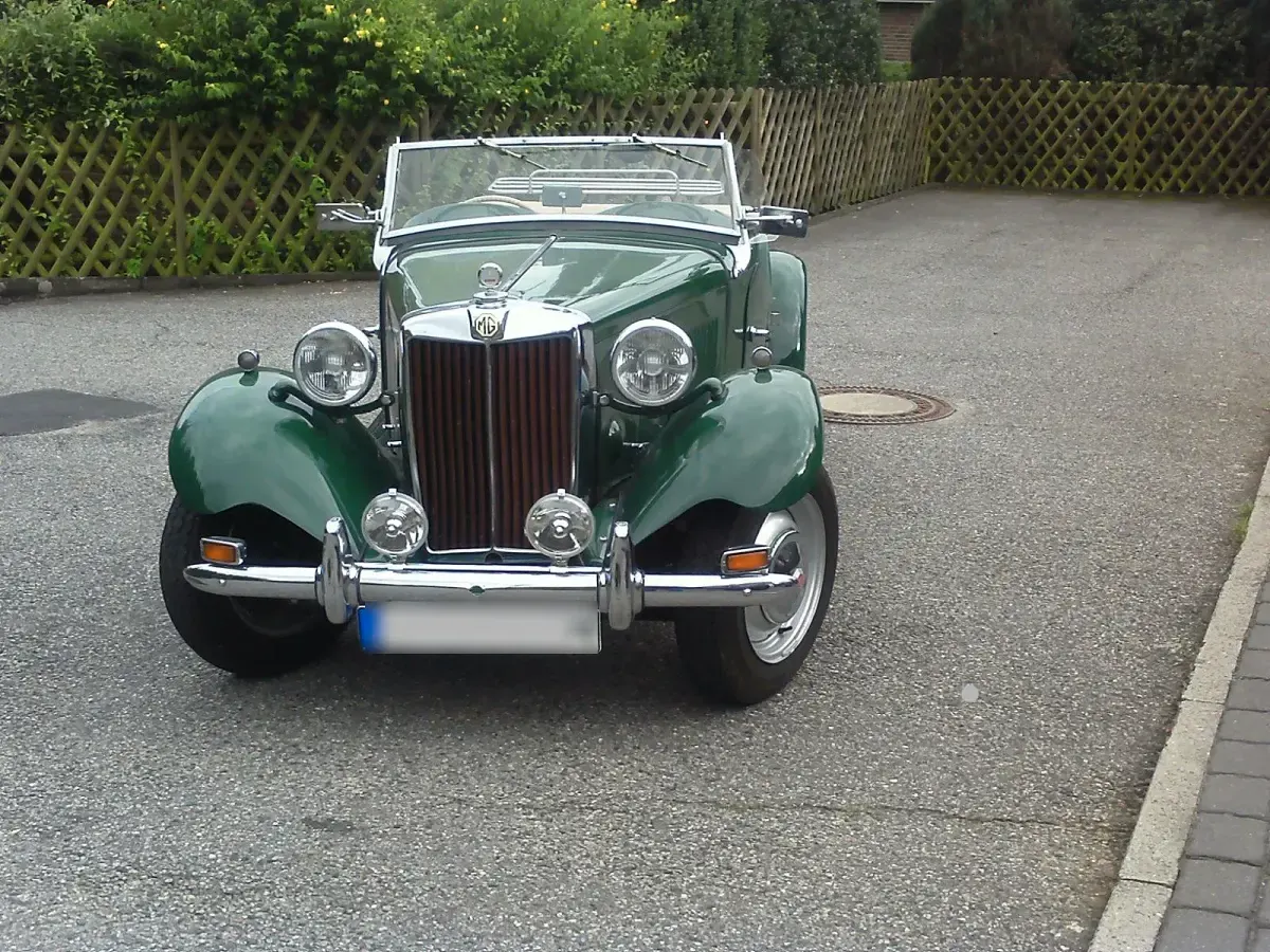 Gebraucht MG TD 54 PS (39 kW) 1950 Grün Cabrio