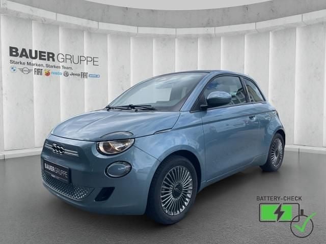 Blau Gebraucht 2021 Fiat 500e Icon Cabrio | 17.990 € (Guter Preis) - Bild 1/4