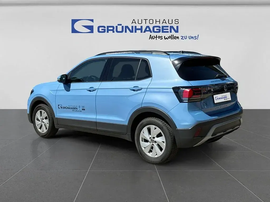 Gebraucht VW T-Cross Life 95 PS (69 kW) 2024 Blau SUV