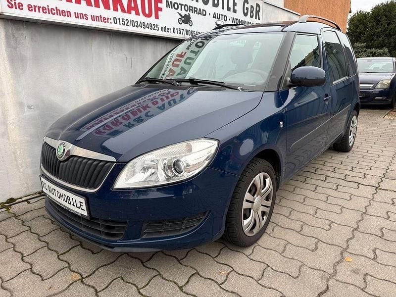 Blau Gebraucht 2010 Skoda Roomster Plus Edition Kombi | 1.199 € (Guter Preis) - Bild 1/4